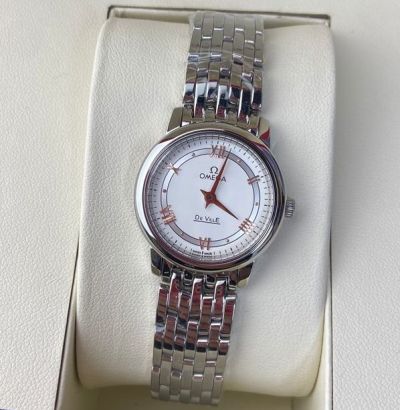 TW Factory Omega De Ville 27.4mm for Women 39mm for Men Mother of Pearl Dial 316L Steel Watch